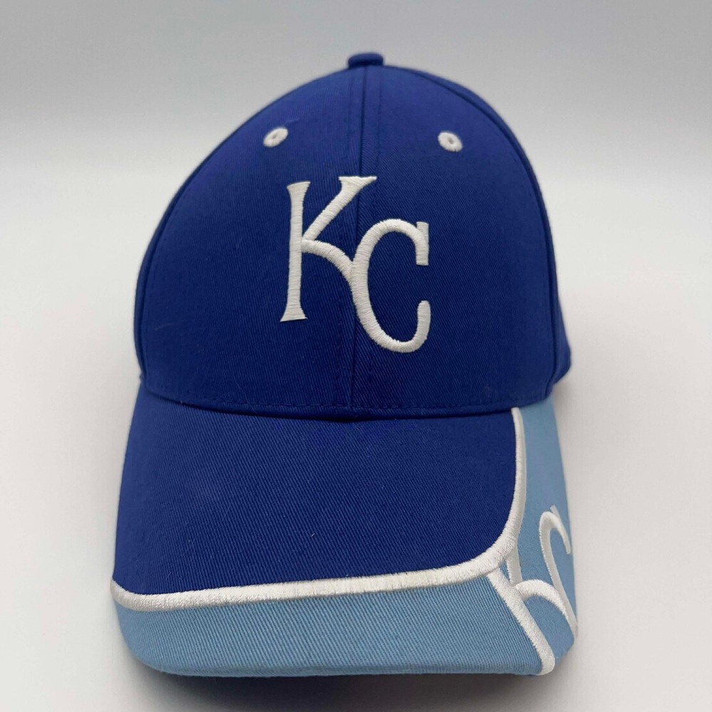 Kansas City Royals KC Baseball Cap Youth Blue‎ Embroidered Fan Favorite EUC